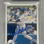 Fernando Valenzuela 1990 Upper Deck Firmada y Certificada